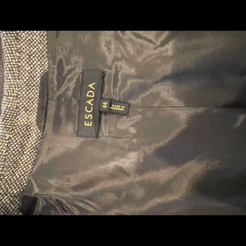 Escada Blazer - Brown Tweed - Size 44 - Picture 5 of 7